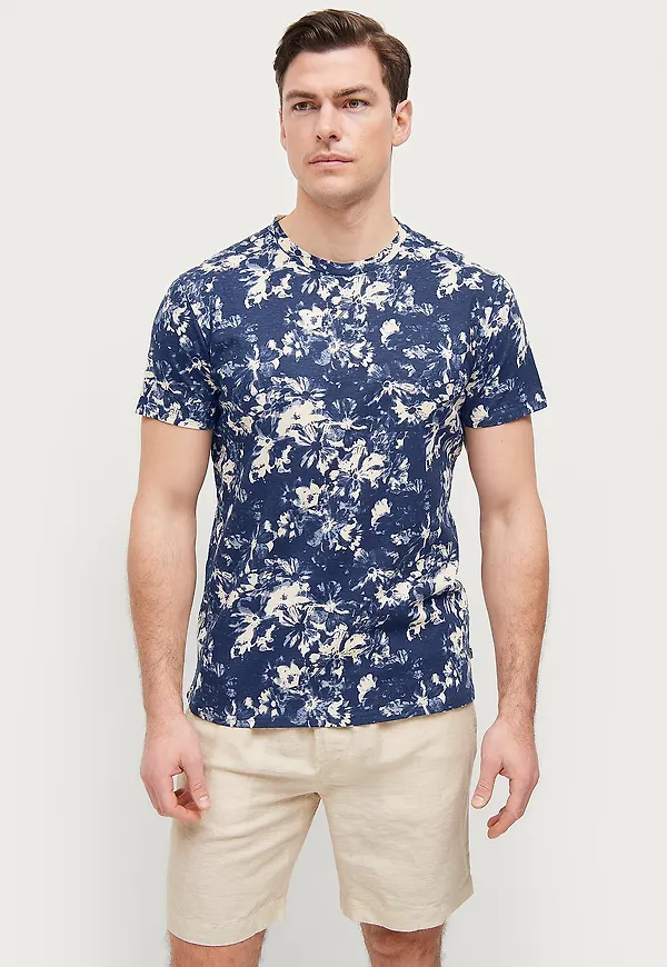Ellos Collection - T-shirt Chad - Blå