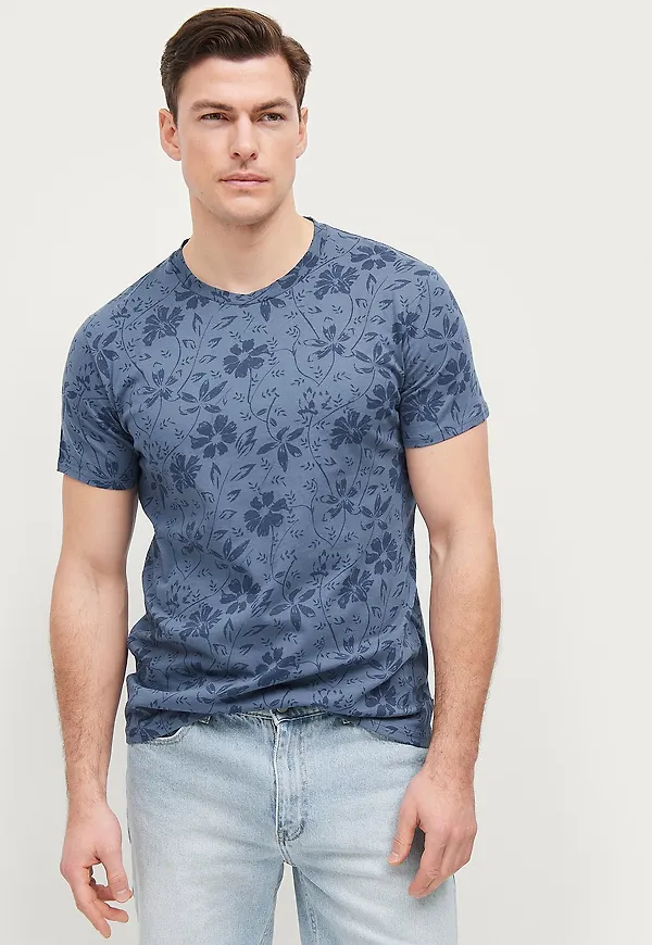 Ellos Collection - T-shirt Chad - Blå
