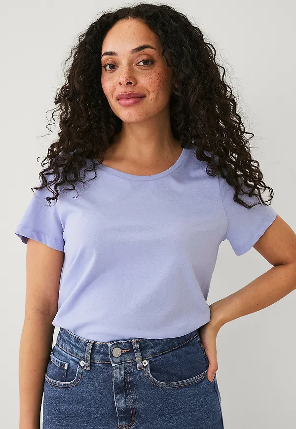 Ellos Collection - T-shirt Crew Neck - Blå
