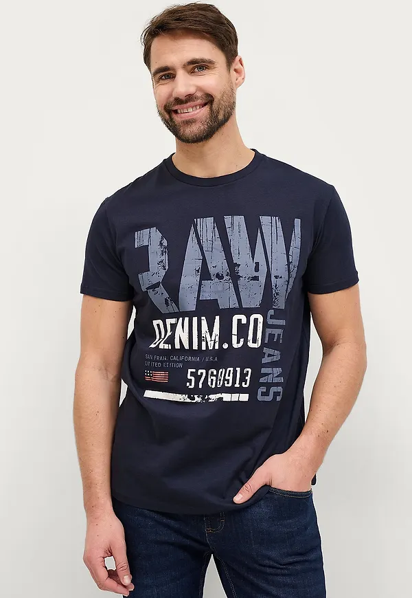 Ellos Collection - T-shirt Devon - Blå