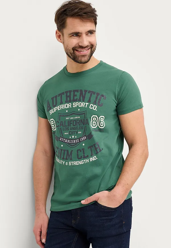 Ellos Collection - T-shirt Devon - Grön