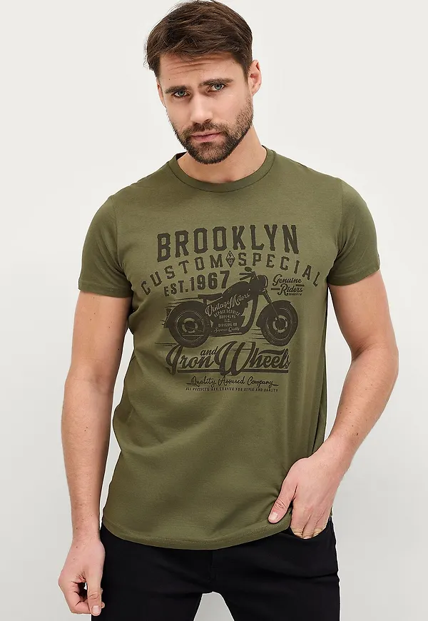 Ellos Collection - T-shirt Devon - Grön