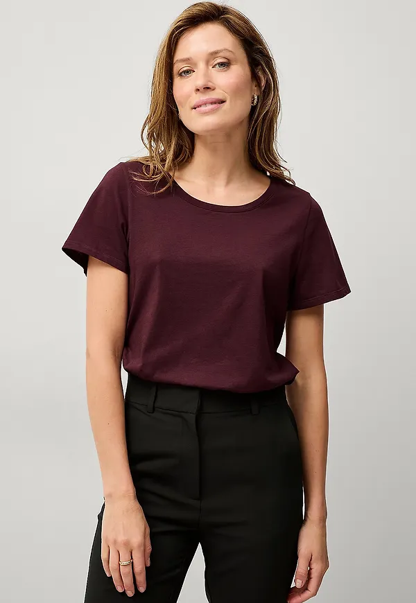 Ellos Collection - T-shirt i bomull - Lila