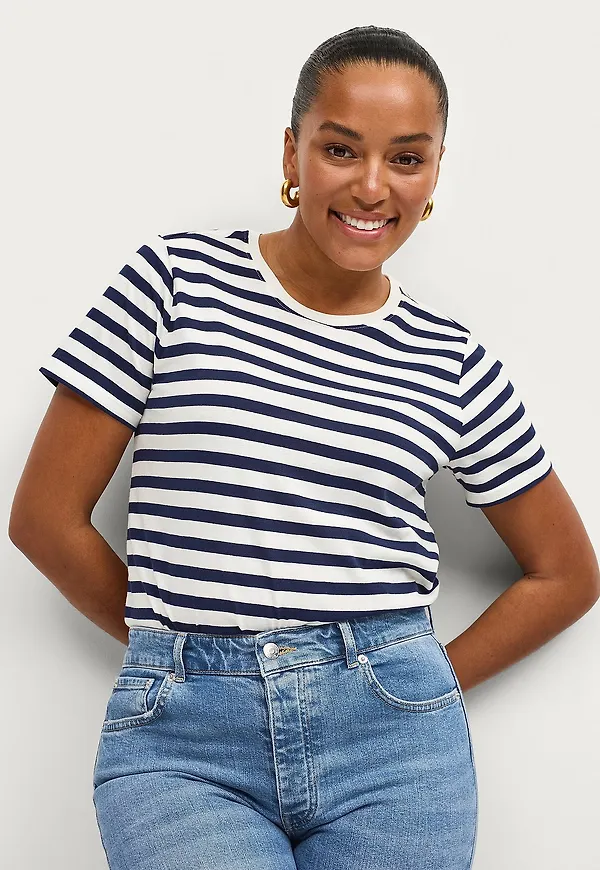 Ellos Collection - T-shirt i bomull - Vit