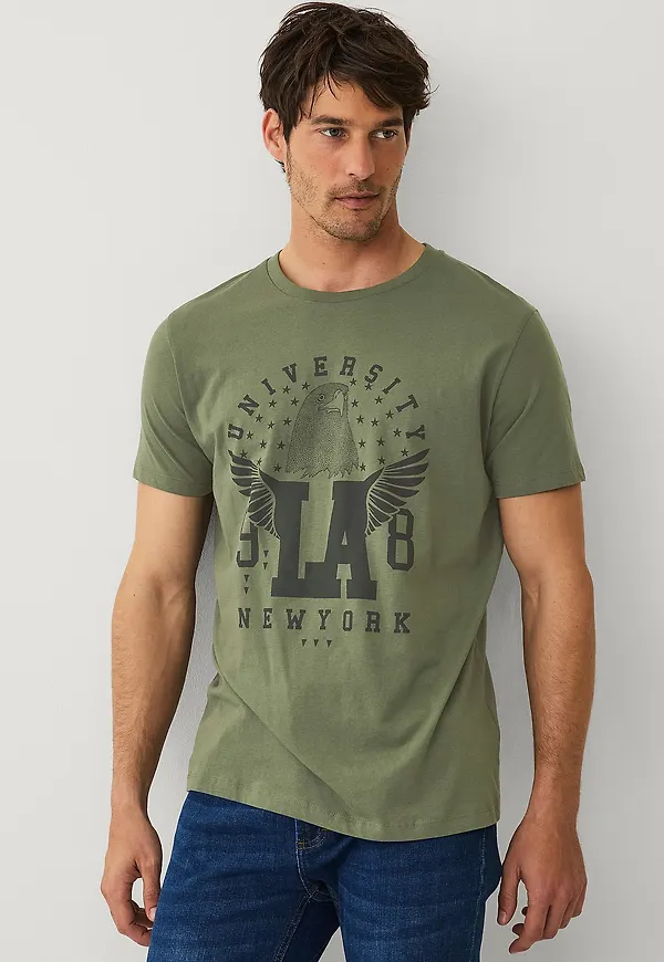Ellos Collection - T-shirt Med Tryck - Grön