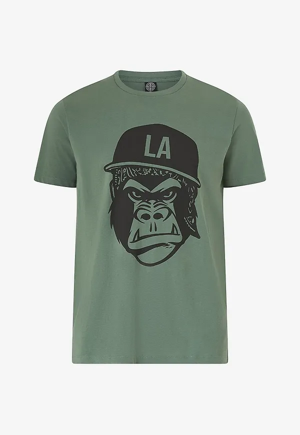 Ellos Collection - T-shirt Med Tryck - Grön