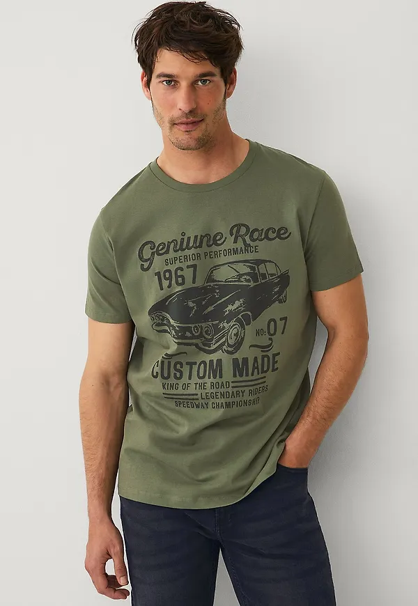 Ellos Collection - T-shirt Med Tryck - Grön