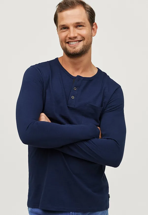 Ellos Collection - T-shirt Tom - Blå