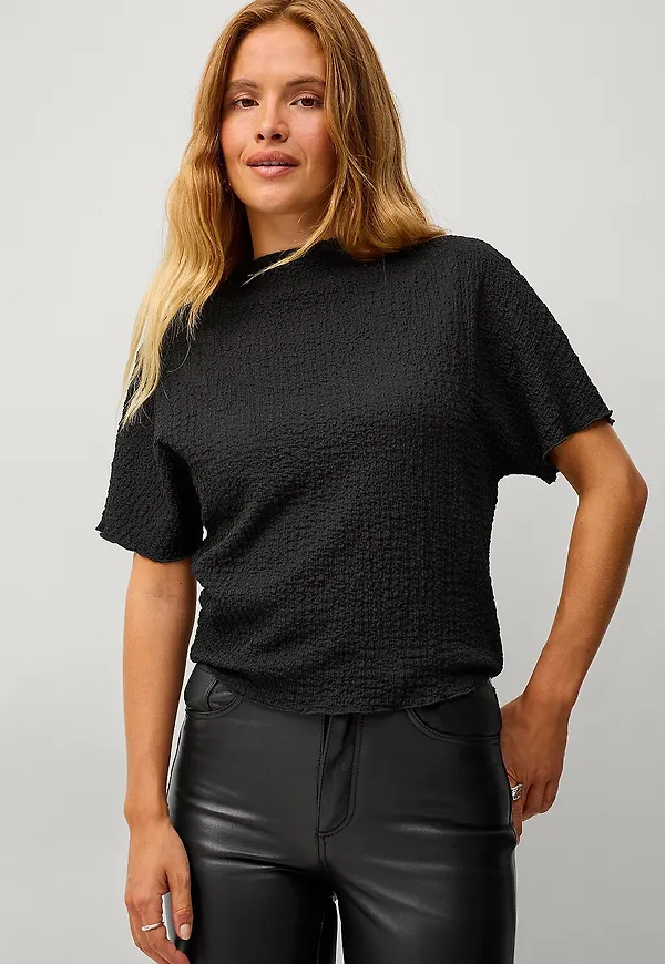 Ellos Collection - Strukturerad topp - Svart