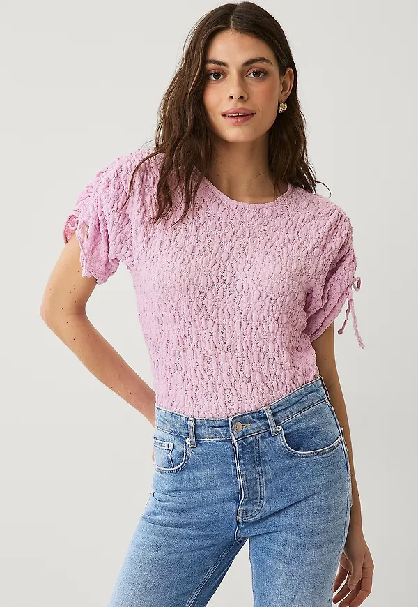 Ellos Collection - Topp med dragsko - Rosa