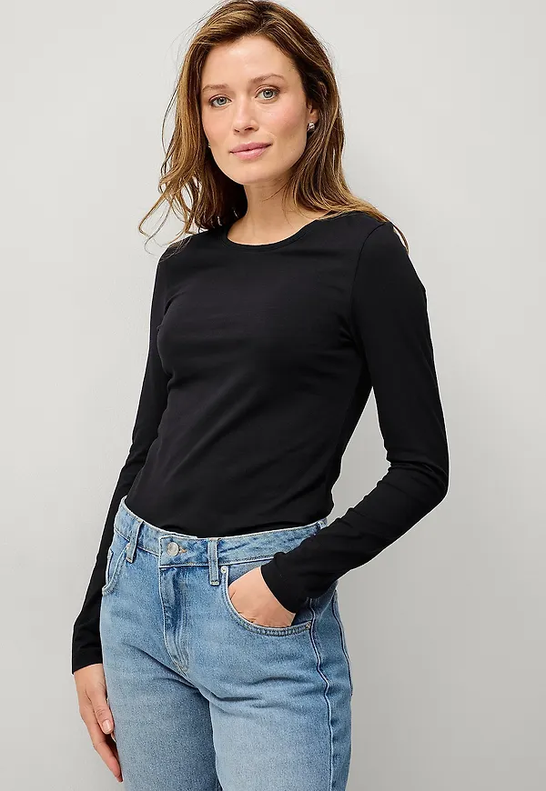 Ellos Collection - Topp med långa ärmar - Svart