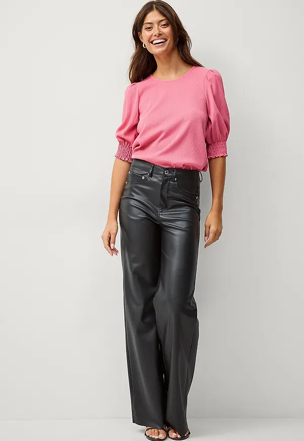 Ellos Collection - Strukturerad topp - Rosa