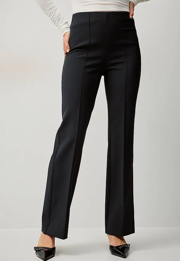Ellos Collection - Treggings med pressveck - Svart