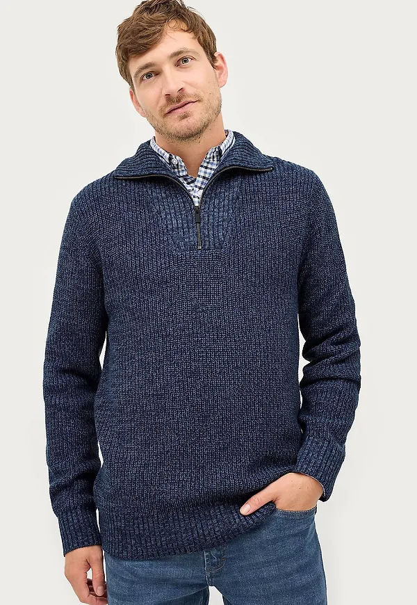 Ellos Collection - Tröja Mason - Blå