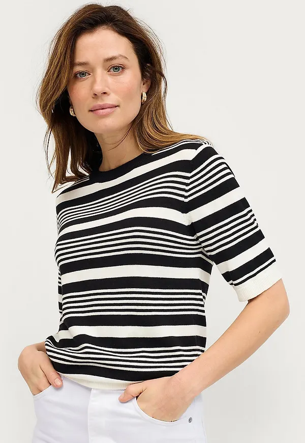 Ellos Collection - Tröja Olivia Sweater - Vit
