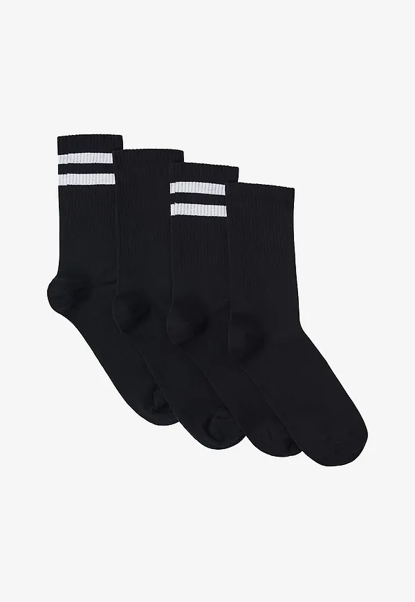 Ellos Collection - Tubsockor 4-pack - Svart