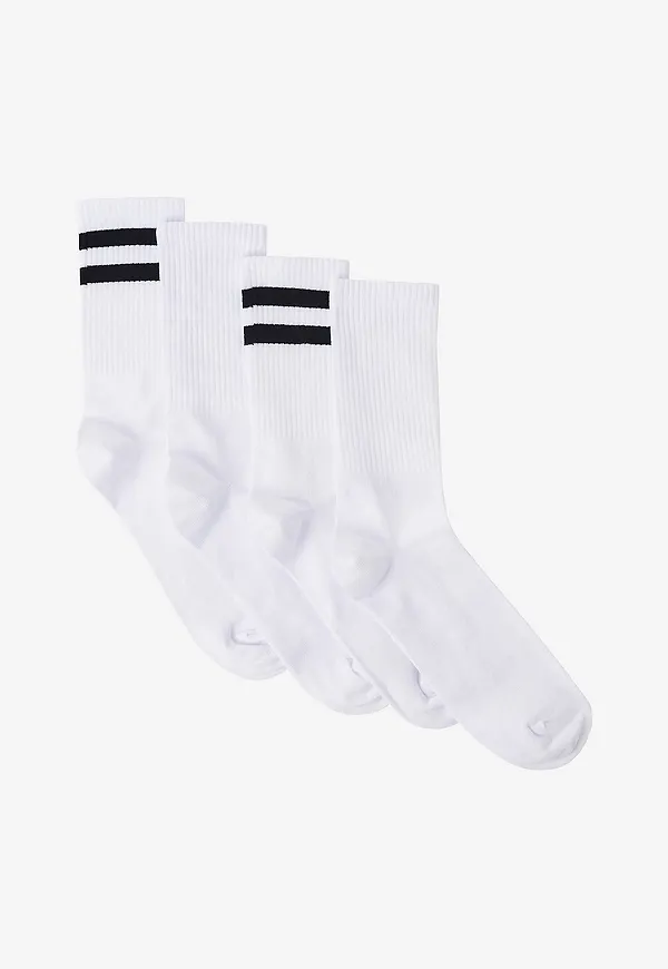 Ellos Collection - Tubsockor 4-pack - Vit