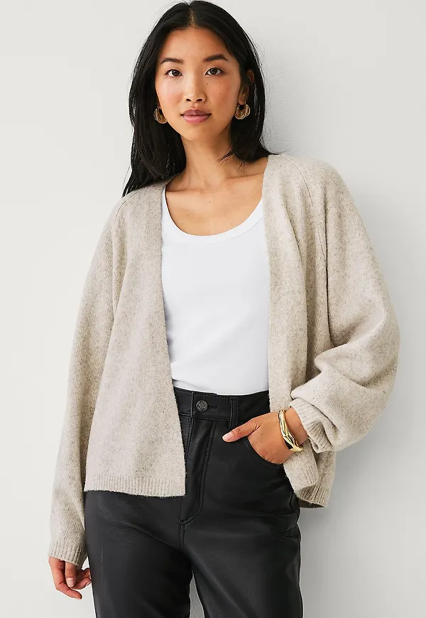 Ellos Collection - Öppen cardigan - Beige