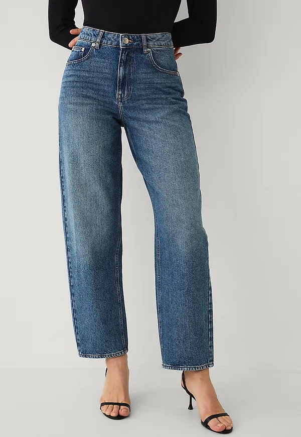 Ellos Collection - Barrel jeans - Blå