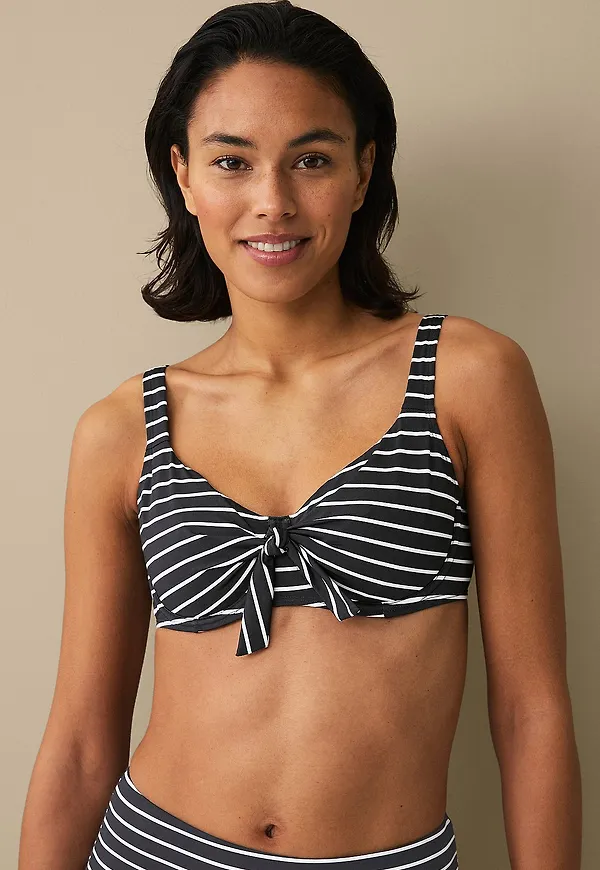 Ellos Collection - Bikini-bh med knytdetalj - Svart
