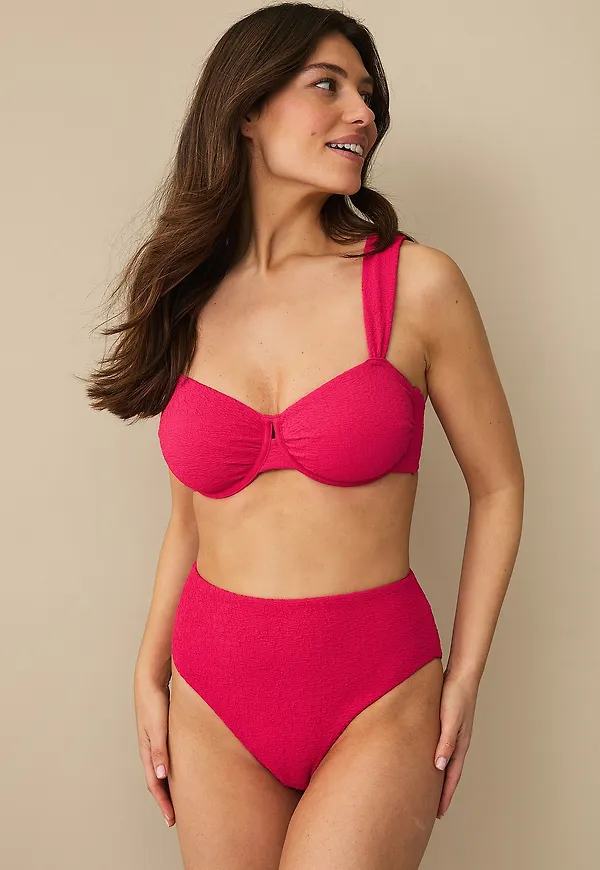 Ellos Collection - Bikinitrosa med hög midja - Röd
