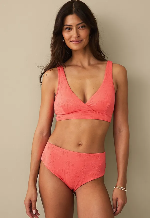 Ellos Collection - Bikinitrosa med strukturmönster - Rosa