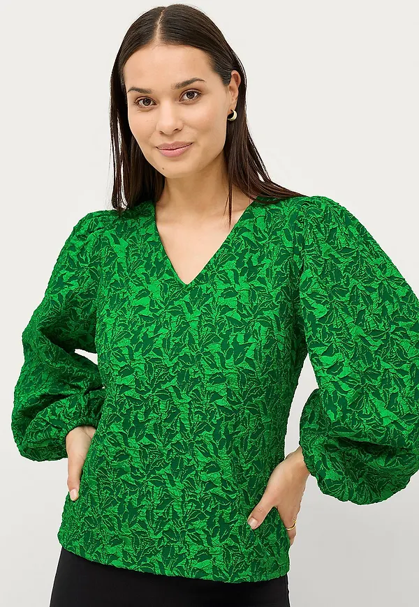 Ellos Collection - Blus Amanda - Grön