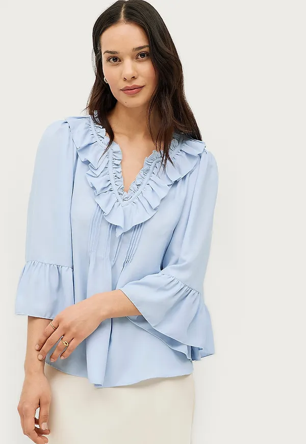 Ellos Collection - Blus Arielle - Blå