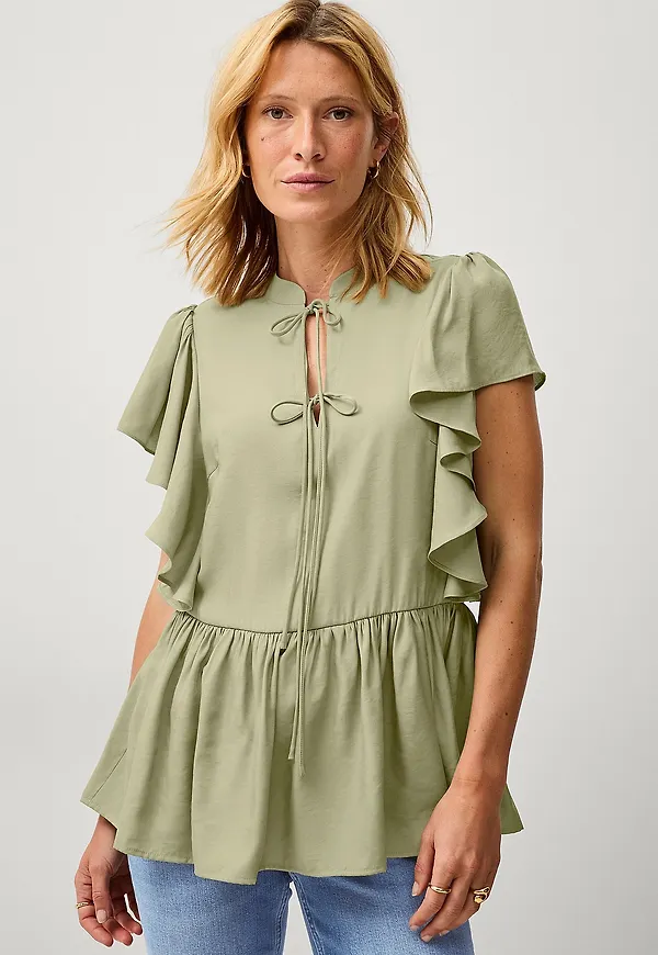 Ellos Collection - Blus Bella - Grön