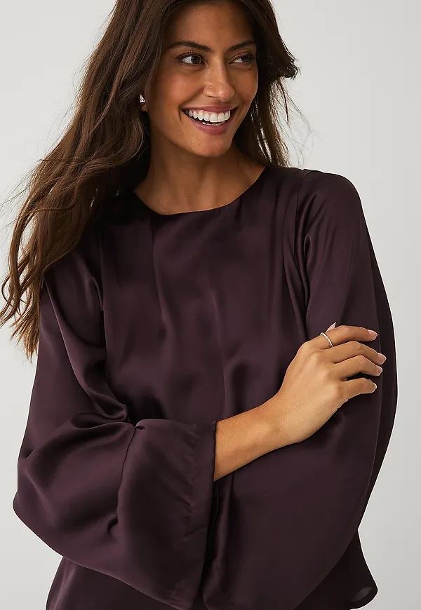 Ellos Collection - Blus Emmy - Brun