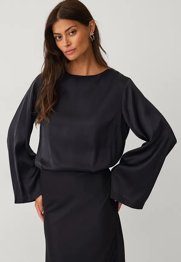 Ellos Collection - Blus Emmy - Svart