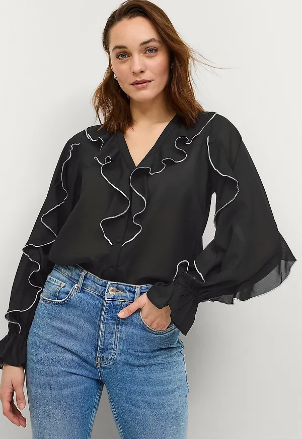 Ellos Collection - Blus Ivy - Svart