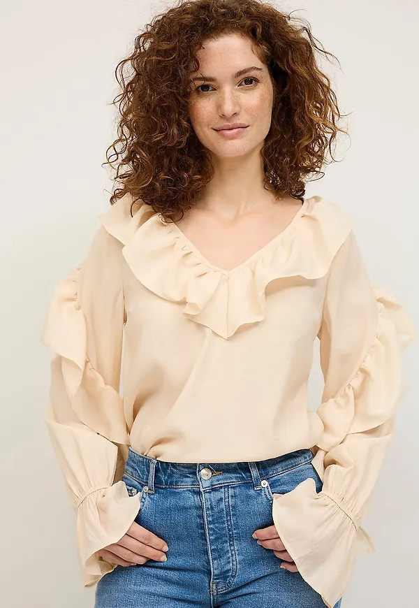 Ellos Collection - Blus Mina - Vit