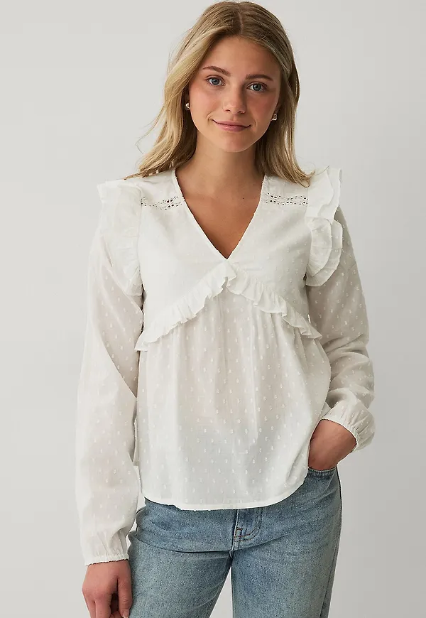 Ellos Collection - Blus - Vit