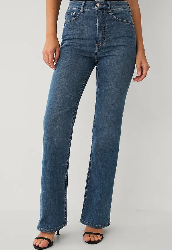 Ellos Collection - Bootcut jeans - Blå