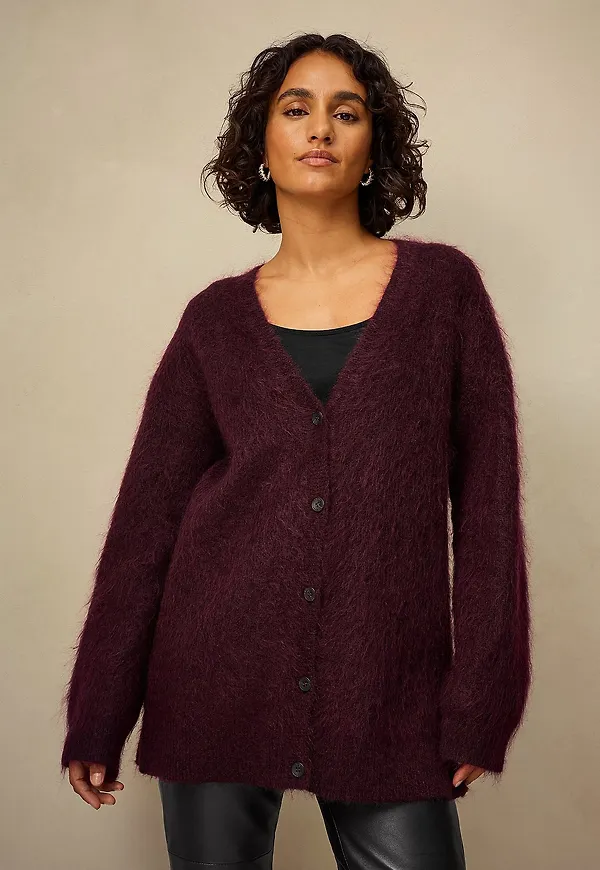 Ellos Collection - Cardigan Tone Premium - Röd