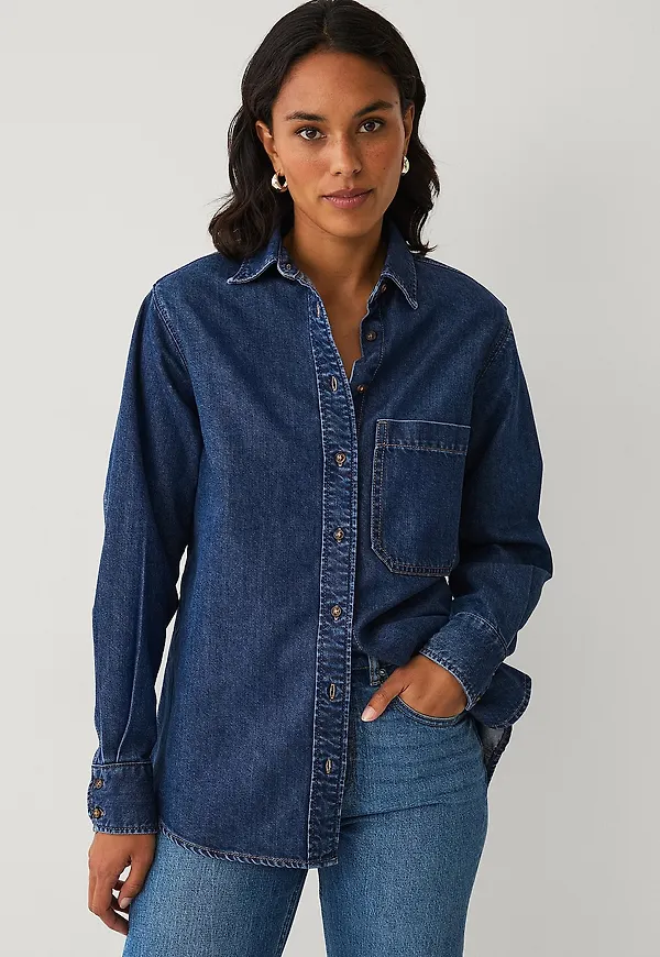 Ellos Collection - Denimskjorta - Blå