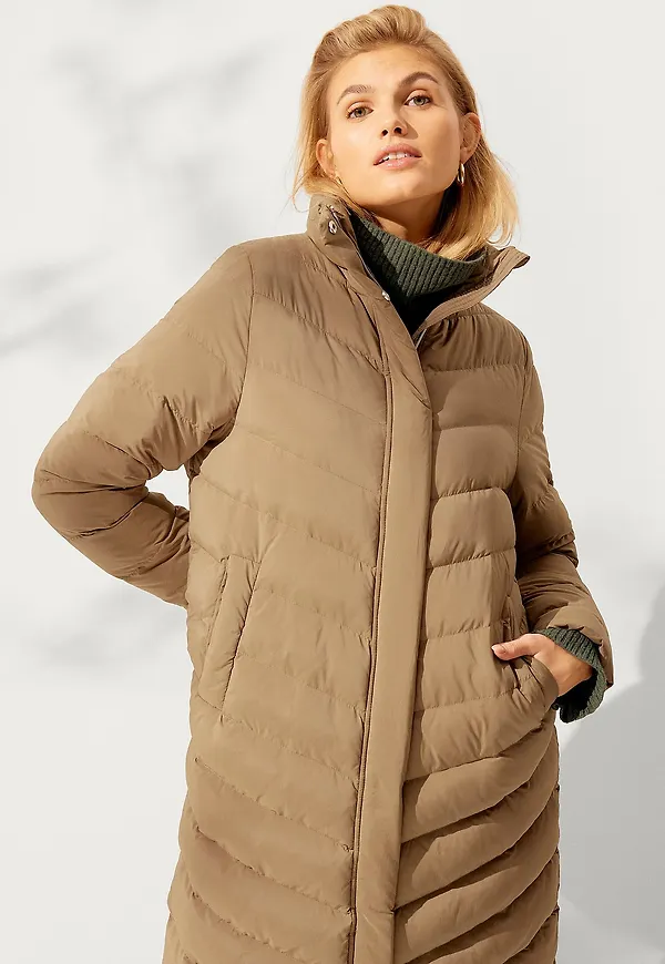 Ellos Collection - Dunkappa Lisette Lightweight Down - Brun