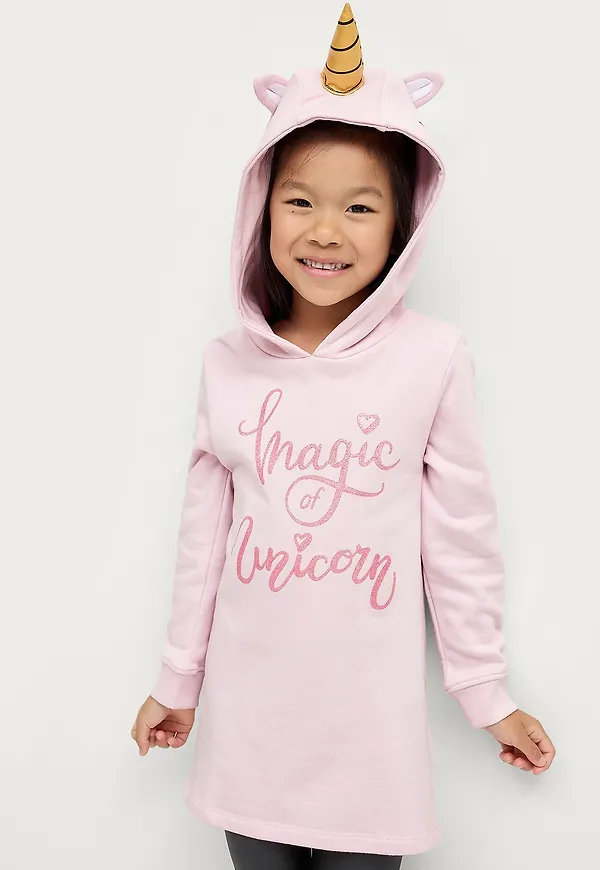 Ellos Collection - Huvtröja Britta Unicorn - Rosa