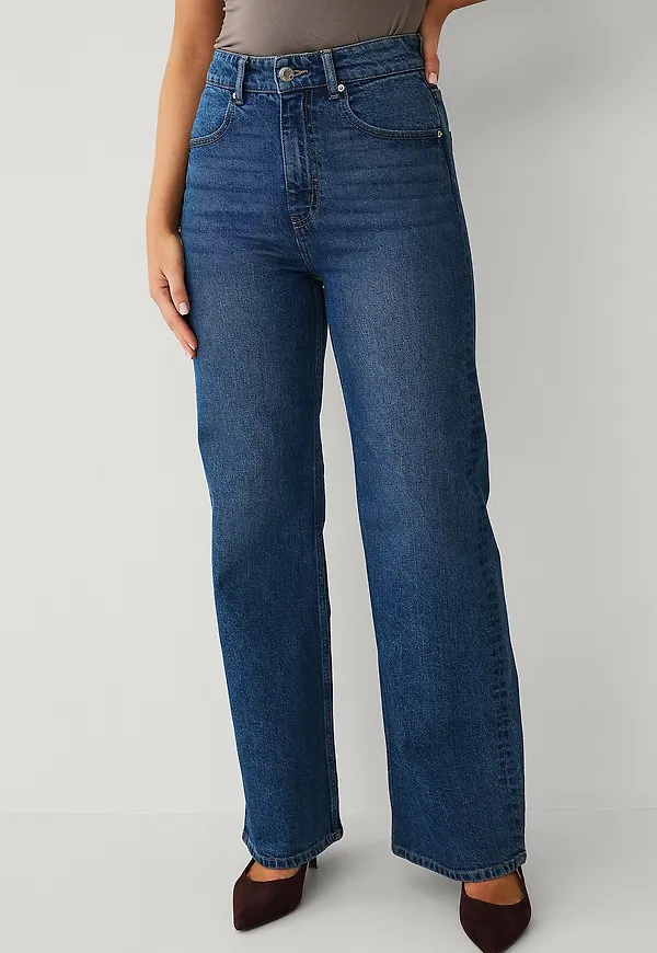 Ellos Collection - Jeans med vida ben - Blå