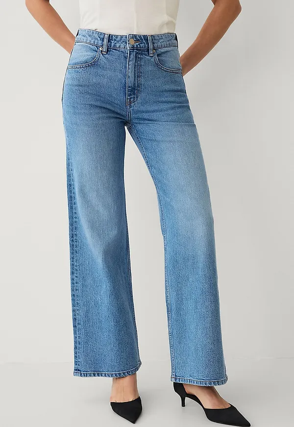 Ellos Collection - Jeans med vida ben - Blå
