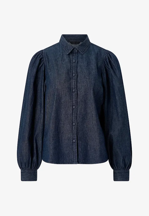 Ellos Collection - Jeansskjorta - Blå