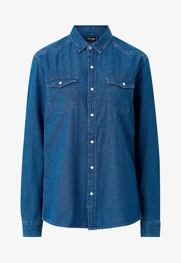 Ellos Collection - Jeansskjorta Brock - Blå