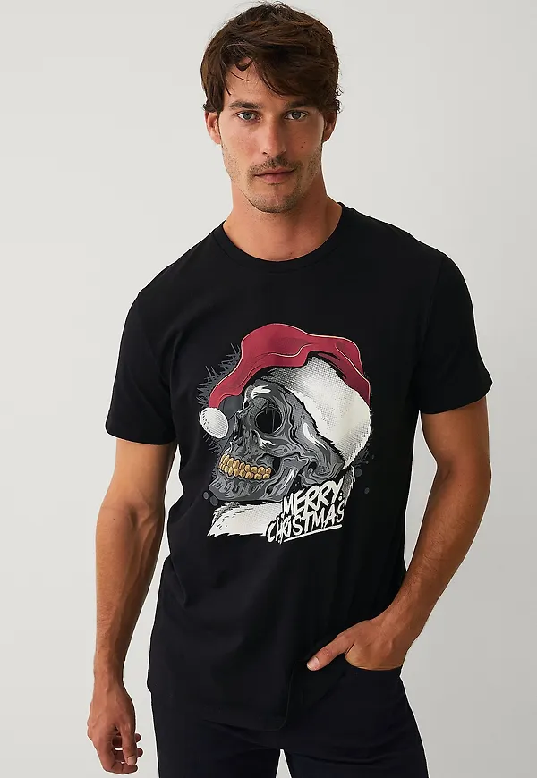 Ellos Collection - Jul-t-shirt Hank - Svart