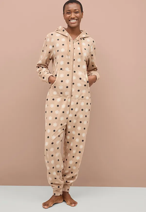 Ellos Collection - Jumpsuit i fleece - Beige