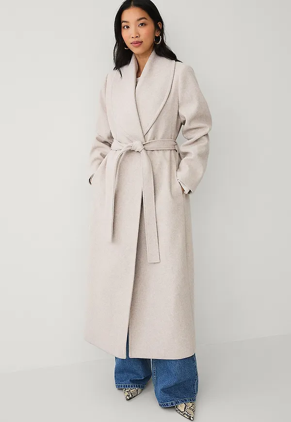 Ellos Collection - Kappa med sjalkrage - Beige