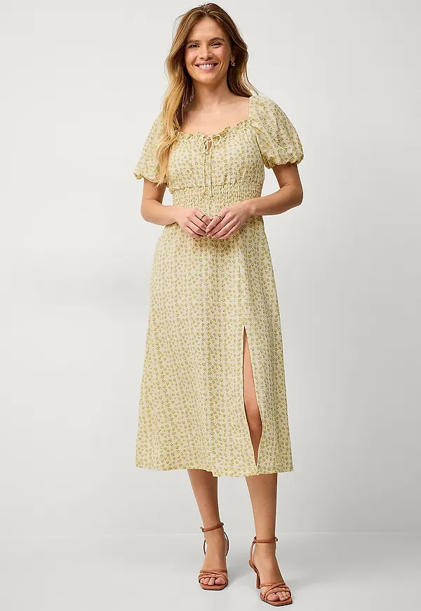Ellos Collection - Klänning Josefin - Beige