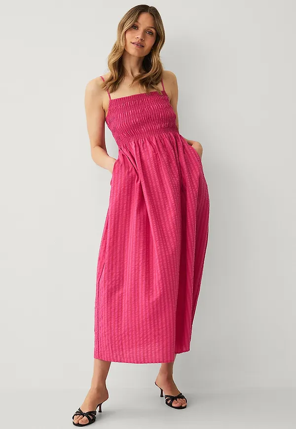 Ellos Collection - Klänning med smock - Rosa