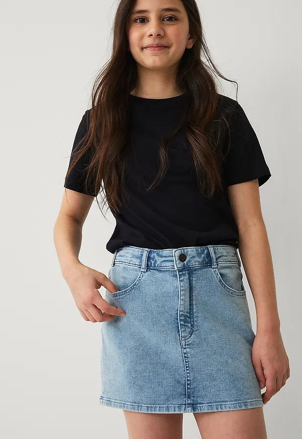 Ellos Collection - Kort jeanskjol - Blå