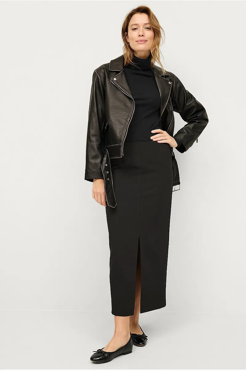 Ellos Collection - Kostymkjol med slits - Svart